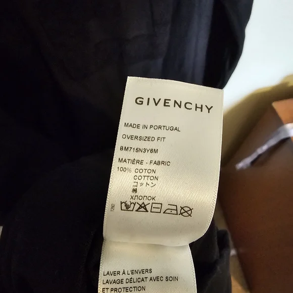 Givenchy Black Hoodie with Logo On Back